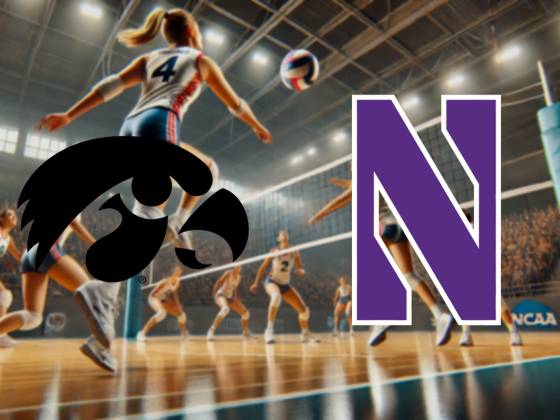 Iowa Hawkeyes at Northwestern Wildcats Women's Volleyball